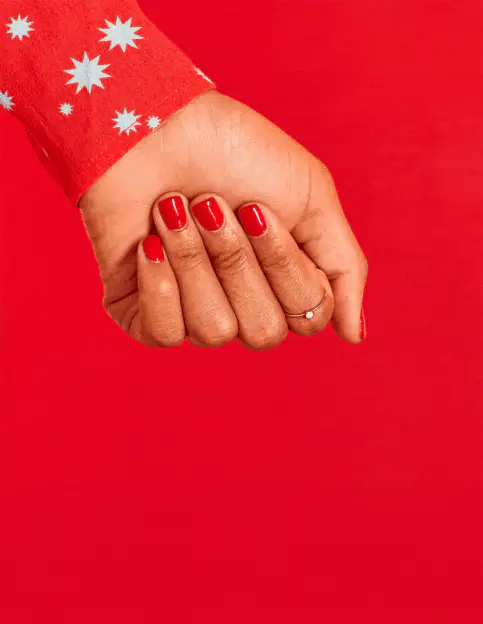 OPI Powder Perfection - Red Hot Rio #DPA70 - Image 4