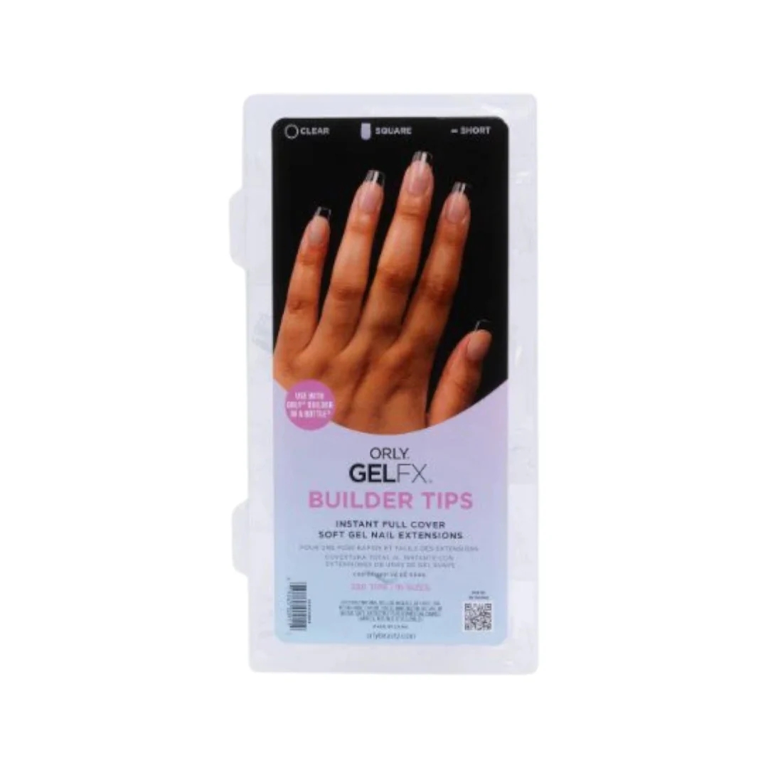 ORLY GELFX Builder Tips - Short Square Box (550pcs) - Image 2