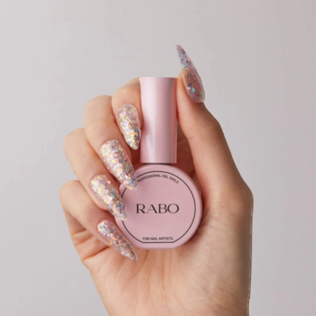 RABO Glitter Gel Polish - Cocktail Sunset #G2