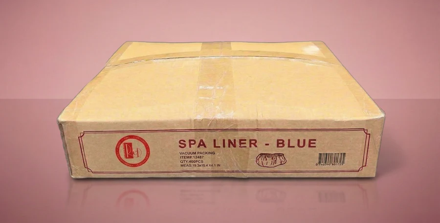 RED Nail Design - Blue Disposable Pedicure Spa Liner (Case of 400) - Image 2