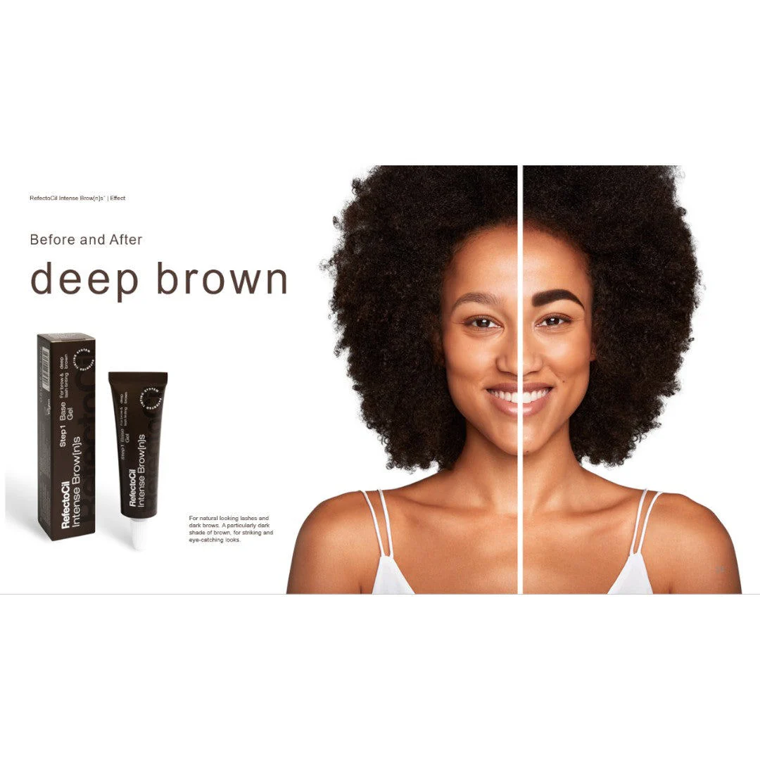 RefectoCil Intense Brow(n)s Base Gel - Deep Brown - Image 2