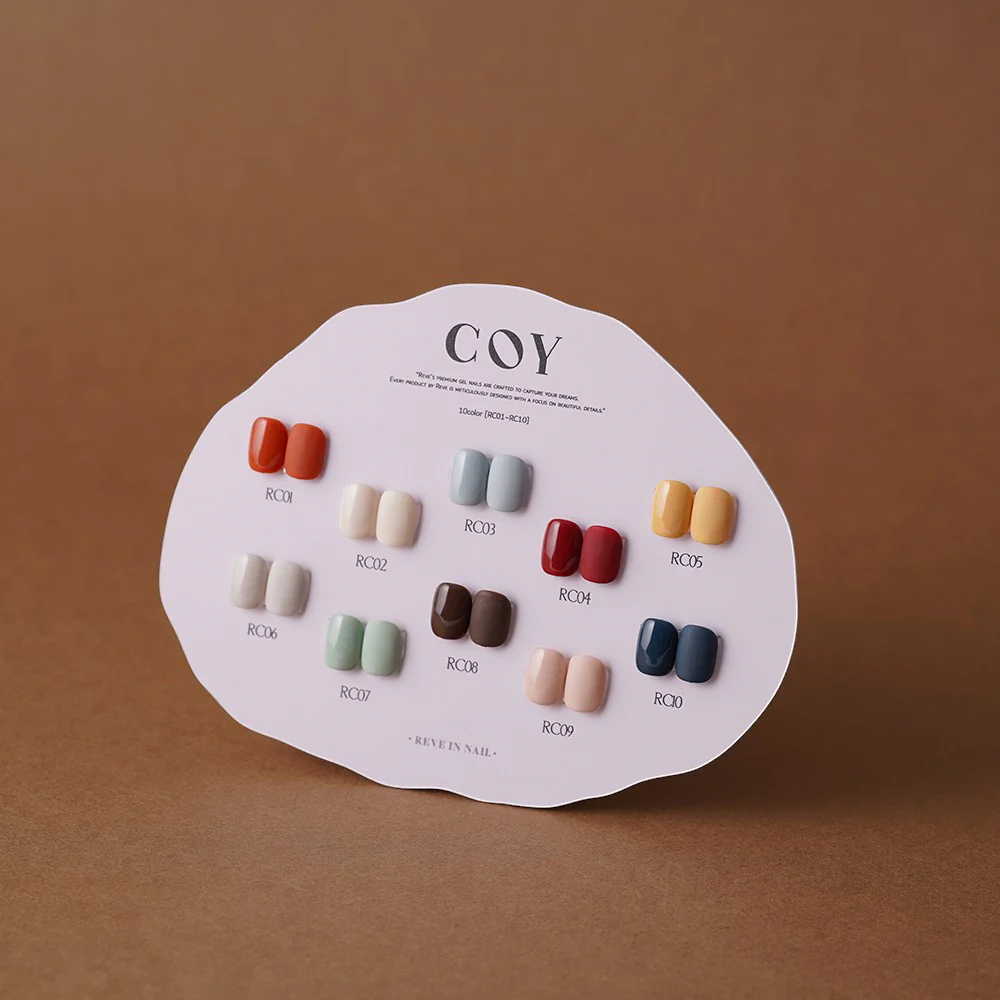 Reve In Nail Gel Polish - Coy Collection #RC01-10 (10Pcs) - Image 4