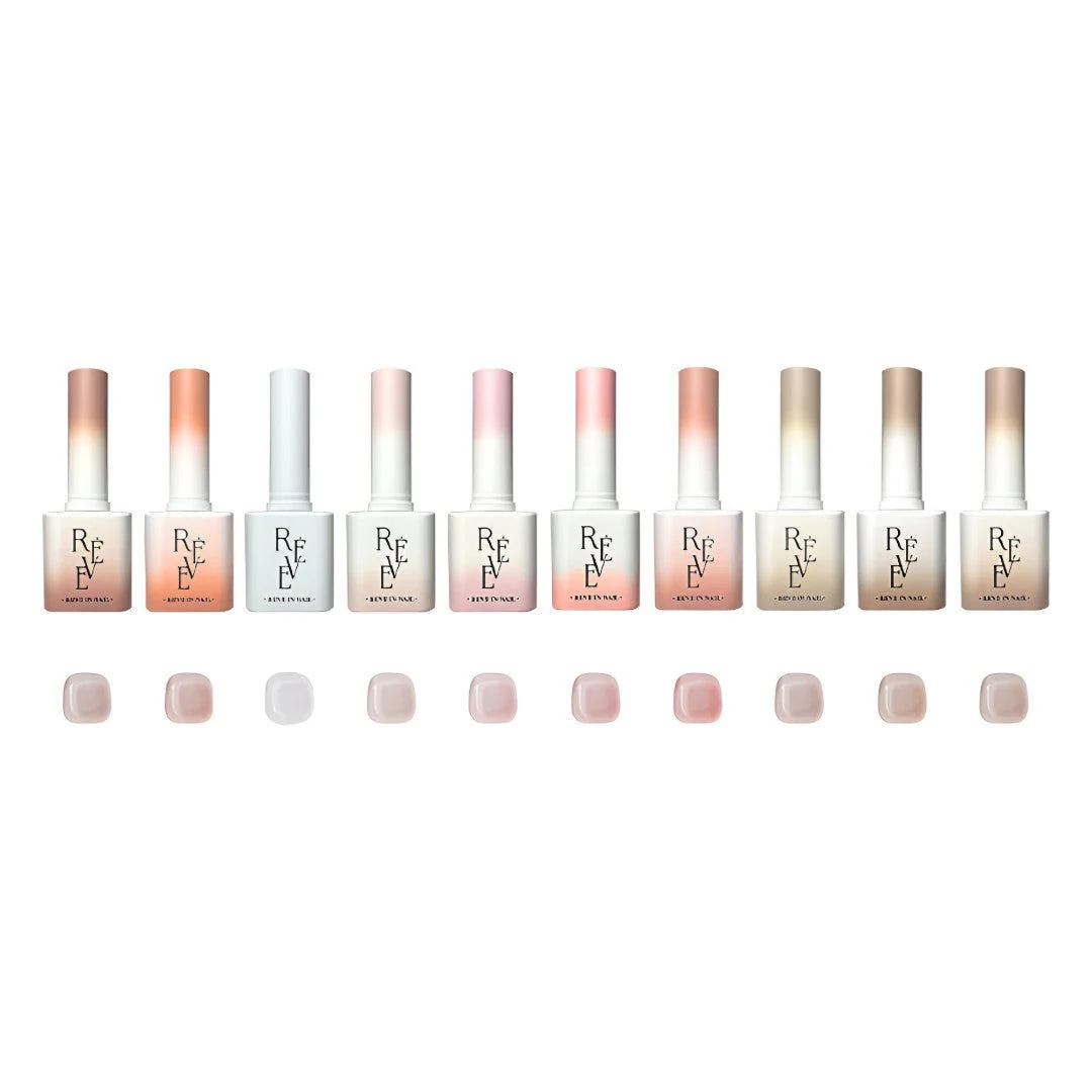 Reve In Nail Syrup Gel Polish - Calm Series (10pcs)