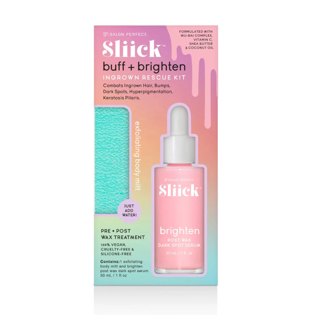 Salon Perfect Sliick Buff + Brighten Ingrown Rescue Kit #47214