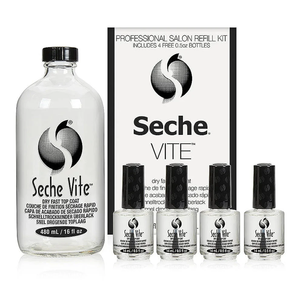 Seche Vite Top Coat Refill 16Oz #69939 - Image 2