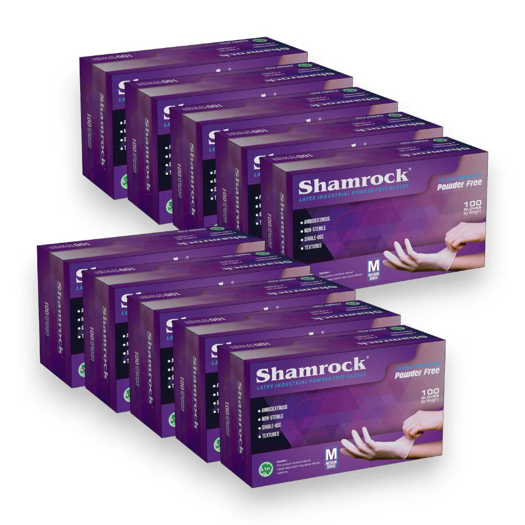 Shamrock Latex Gloves (Case Of 10) - Image 5