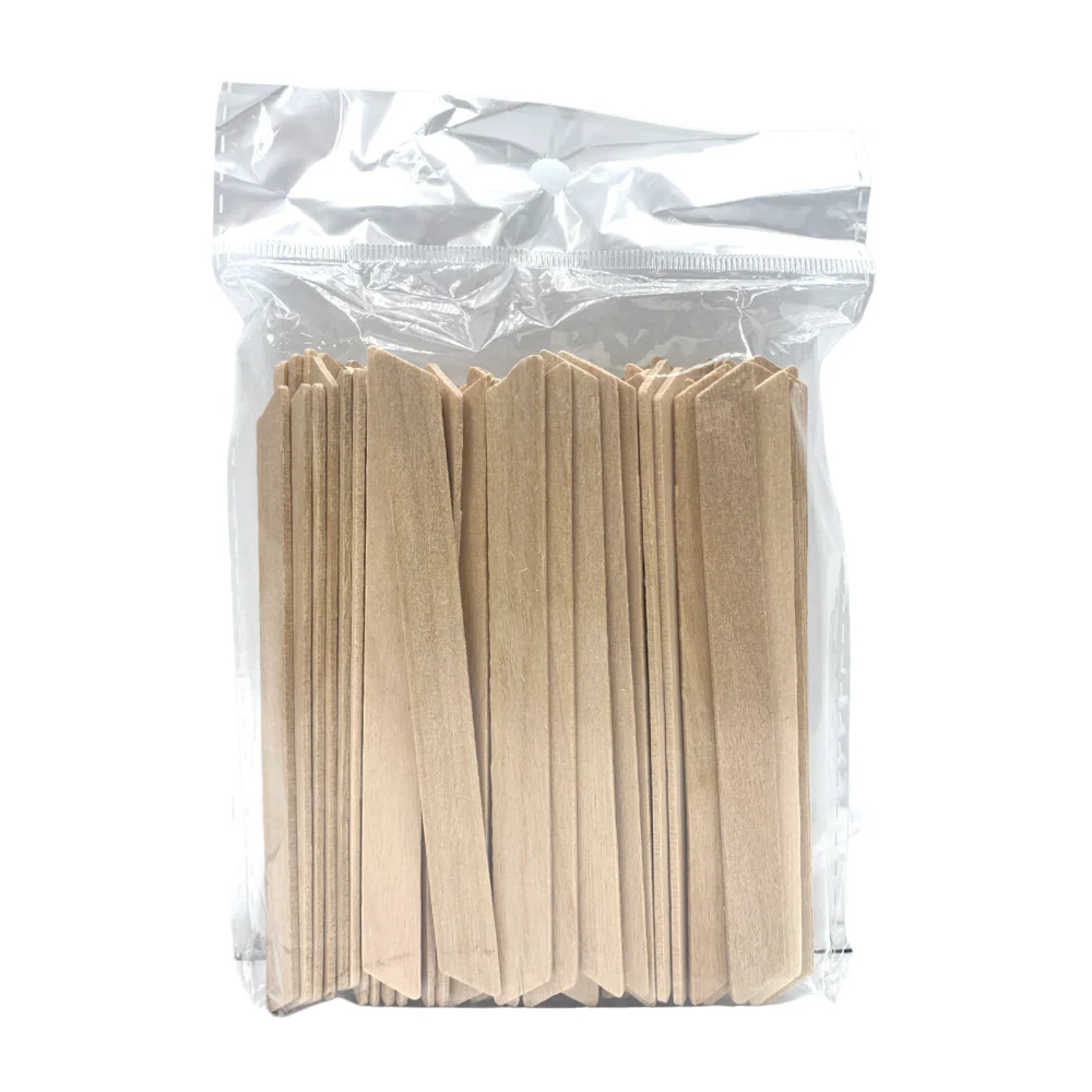 Silver Star Wooden Wax Sticks - Spatula Junior Accu Edge (Pack of 100) #FH-MB8 - Image 3