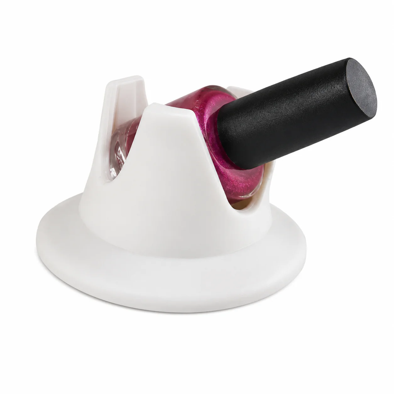 Soft-Support Polish Bottle Holder - White