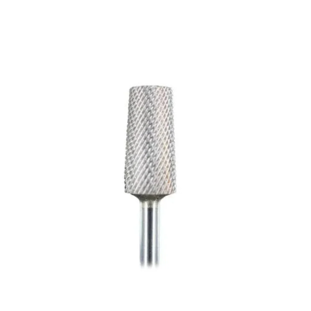 SP Nail Drill Bits - 3In1 Chamfer Carbide HF Fine Grit 3/32 Silver