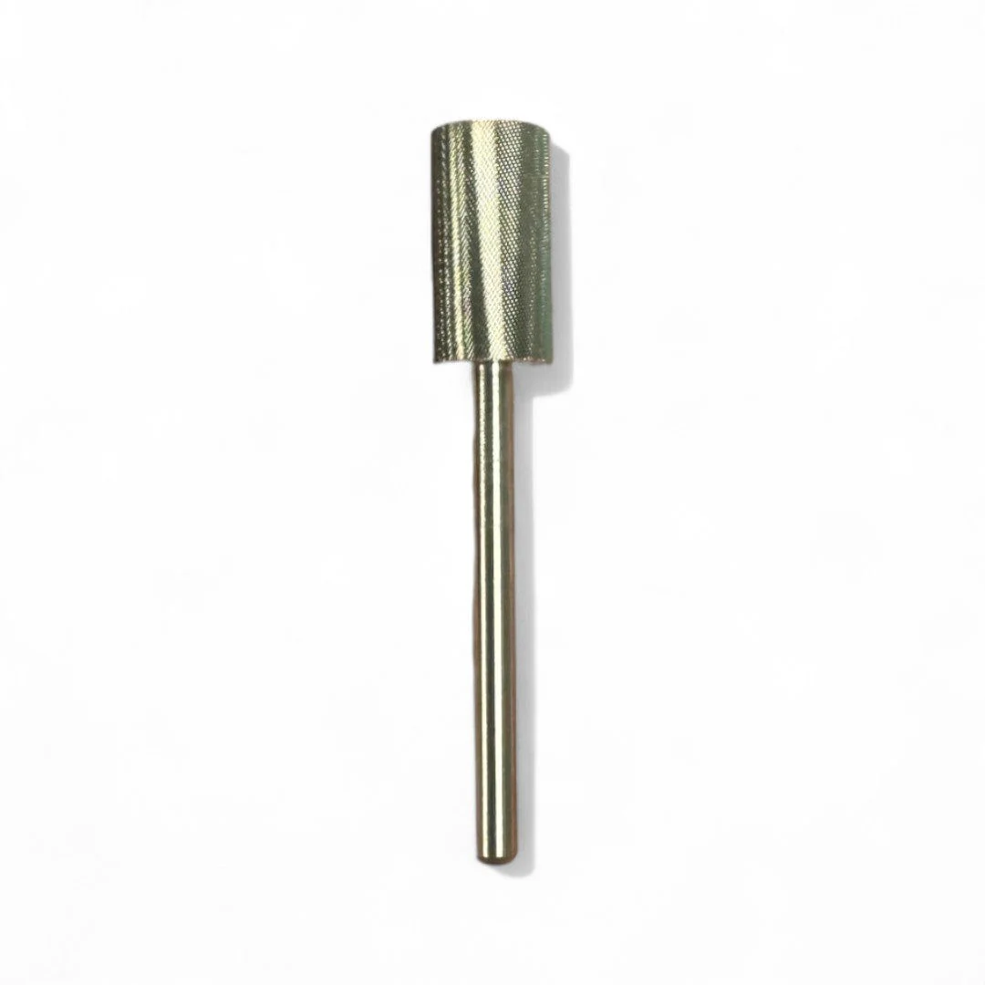 SP Nail Drill Bits - Large Barrel Carbide H3XF Triple Extra Fine Grit 3/32 Silver