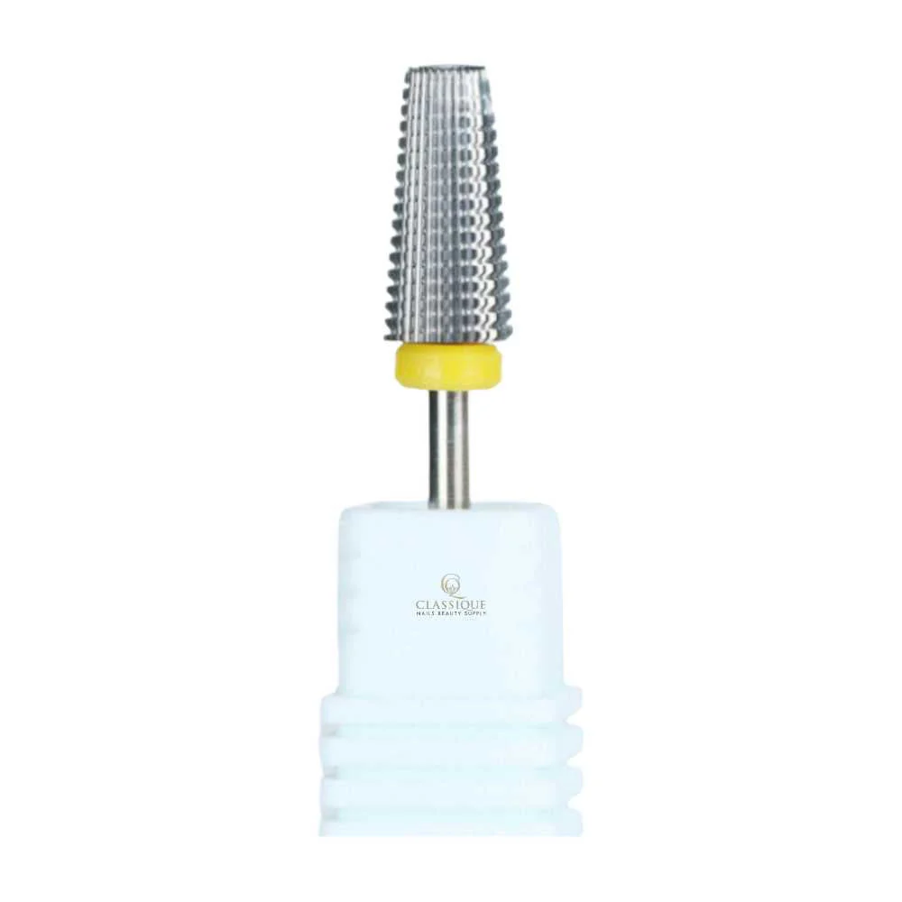 SP Nail Drill Bits - 5in1 Carbide SM Medium Grit 3/32 Silver