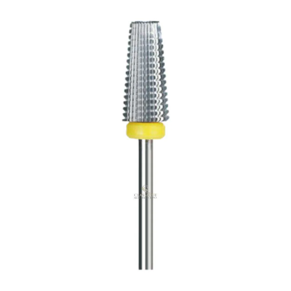 SP Nail Drill Bits - 5in1 Carbide SM Medium Grit 3/32 Silver - Image 2
