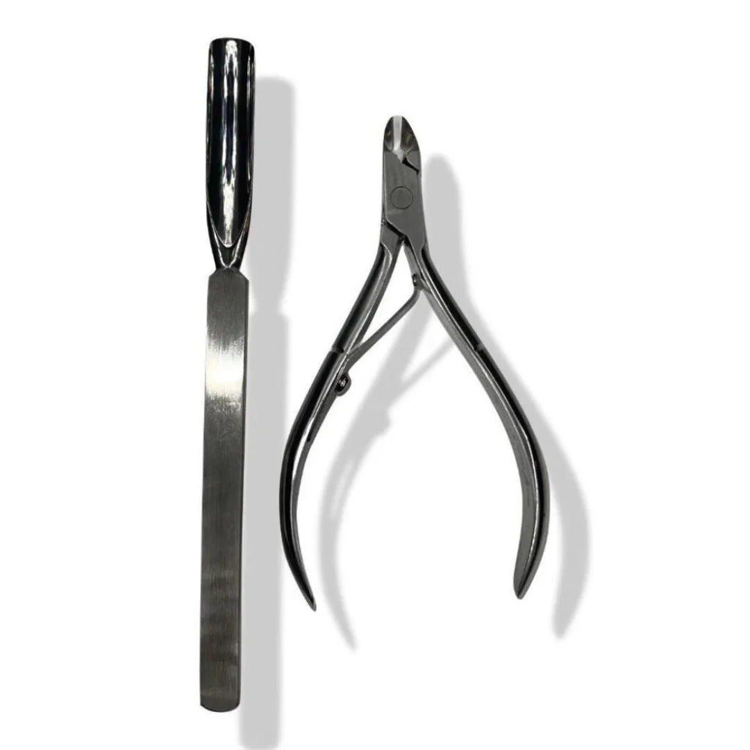 Stainless Steel Cuticle Nipper & Pusher w/ Free Gift 2