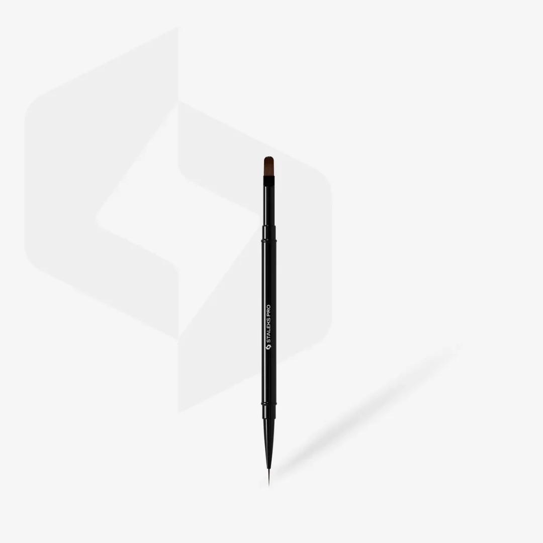 Staleks Double-ended Brush EXPERT Liner (10mm) / for Gel (11mm)
