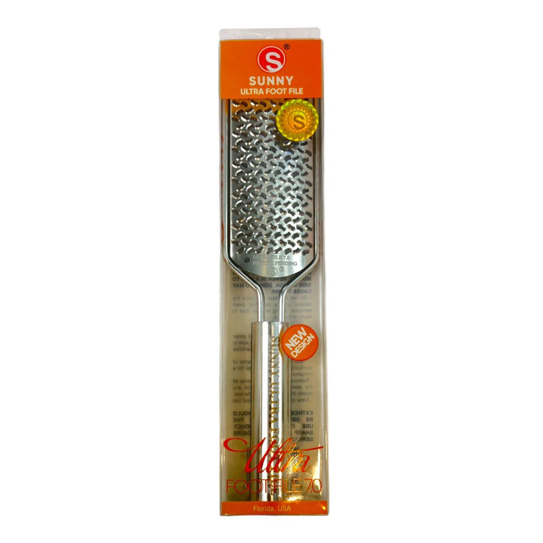 Sunny Ultra Foot File 7.0 Stainless Steel w/ Large Holes - Image 2