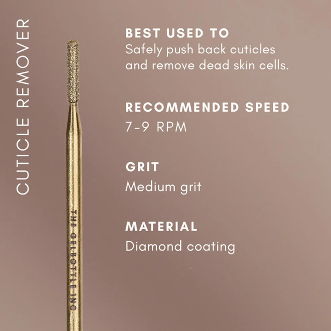 The Gelbottle Nail Drill Bits - Cuticle Remover Medium Grit 3/32 - Image 3