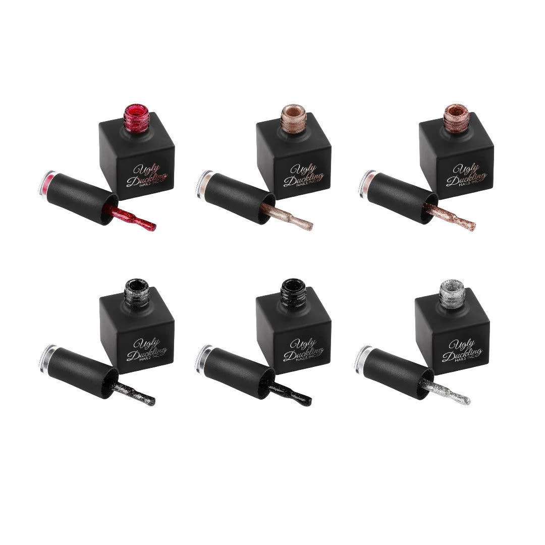 Ugly Duckling Gel Polish Black Tie Collection 6Pcs