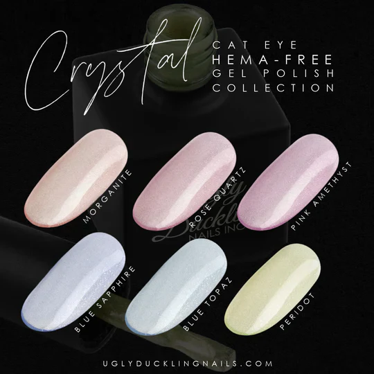 Ugly Duckling Cat Eye Gel Polish (HEMA-Free) - Blue Topaz - Image 2