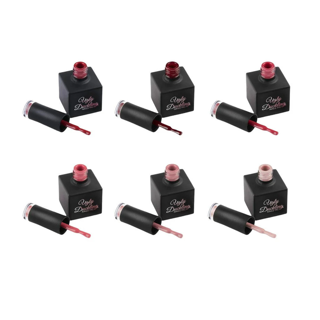 Ugly Duckling Gel Polish (HEMA-Free) Lipstick Collection 6Pcs