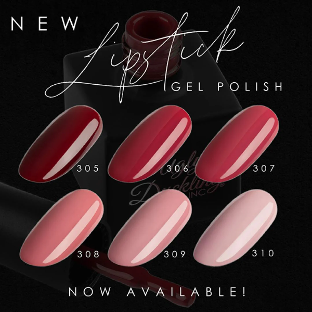 Ugly Duckling Gel Polish (HEMA-Free) Lipstick Collection 6Pcs - Image 2
