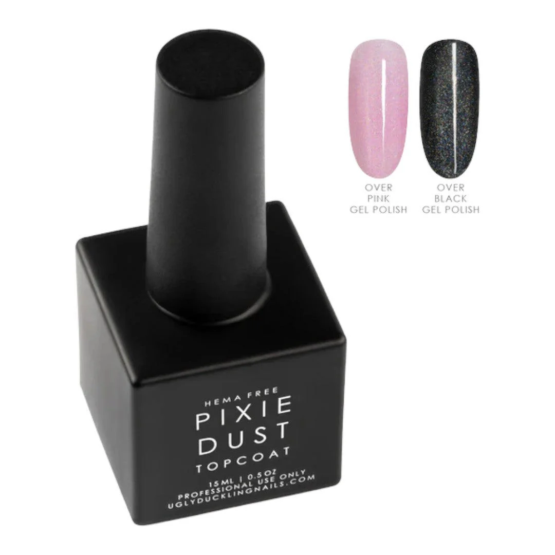 Ugly Duckling Gel Polish (HEMA-Free) 15ml - No-Wipe Cat-Eye Pixie Top Coat Gel
