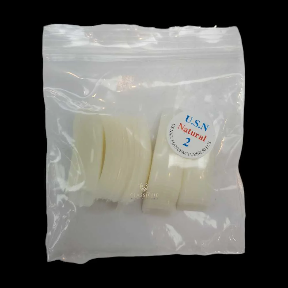 USN Nail Tips - Natural (Bag Of 50) - Image 14