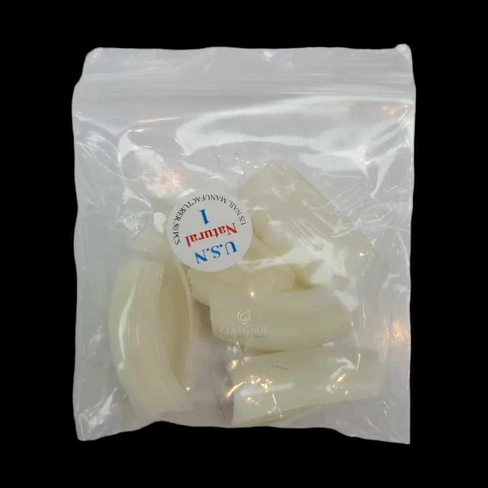 USN Nail Tips - Natural (Bag Of 50) - Image 2