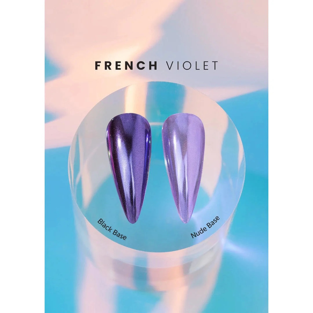 V Beauty Pure Chrome Powder - French Violet - Image 2