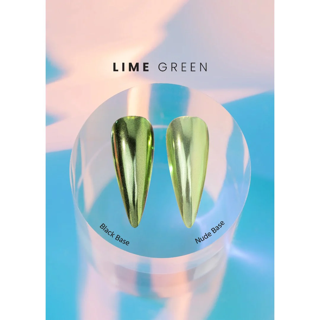 V Beauty Pure Chrome Powder - Lime Green - Image 2