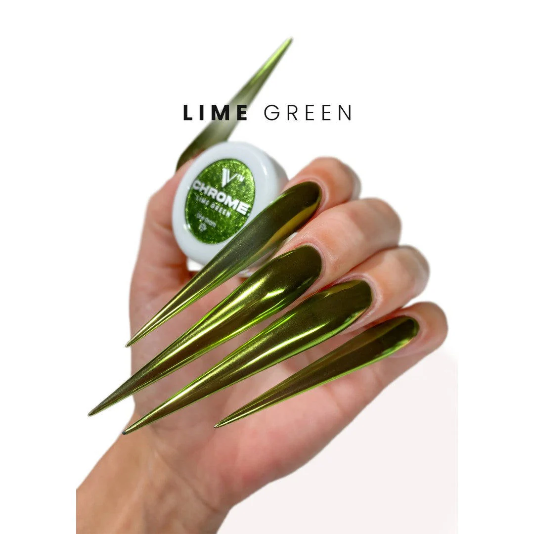 V Beauty Pure Chrome Powder - Lime Green - Image 3
