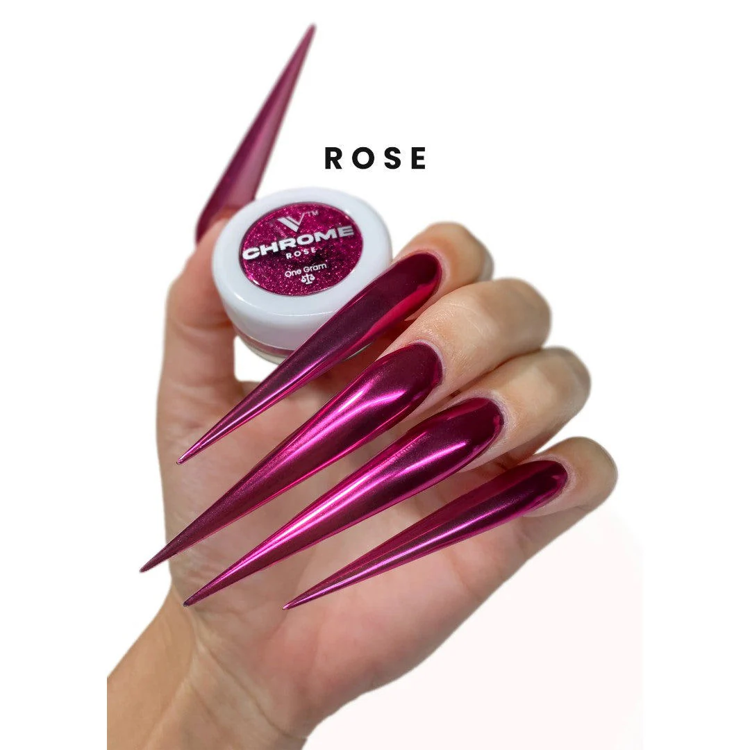 V Beauty Pure Chrome Powder - Rose - Image 3