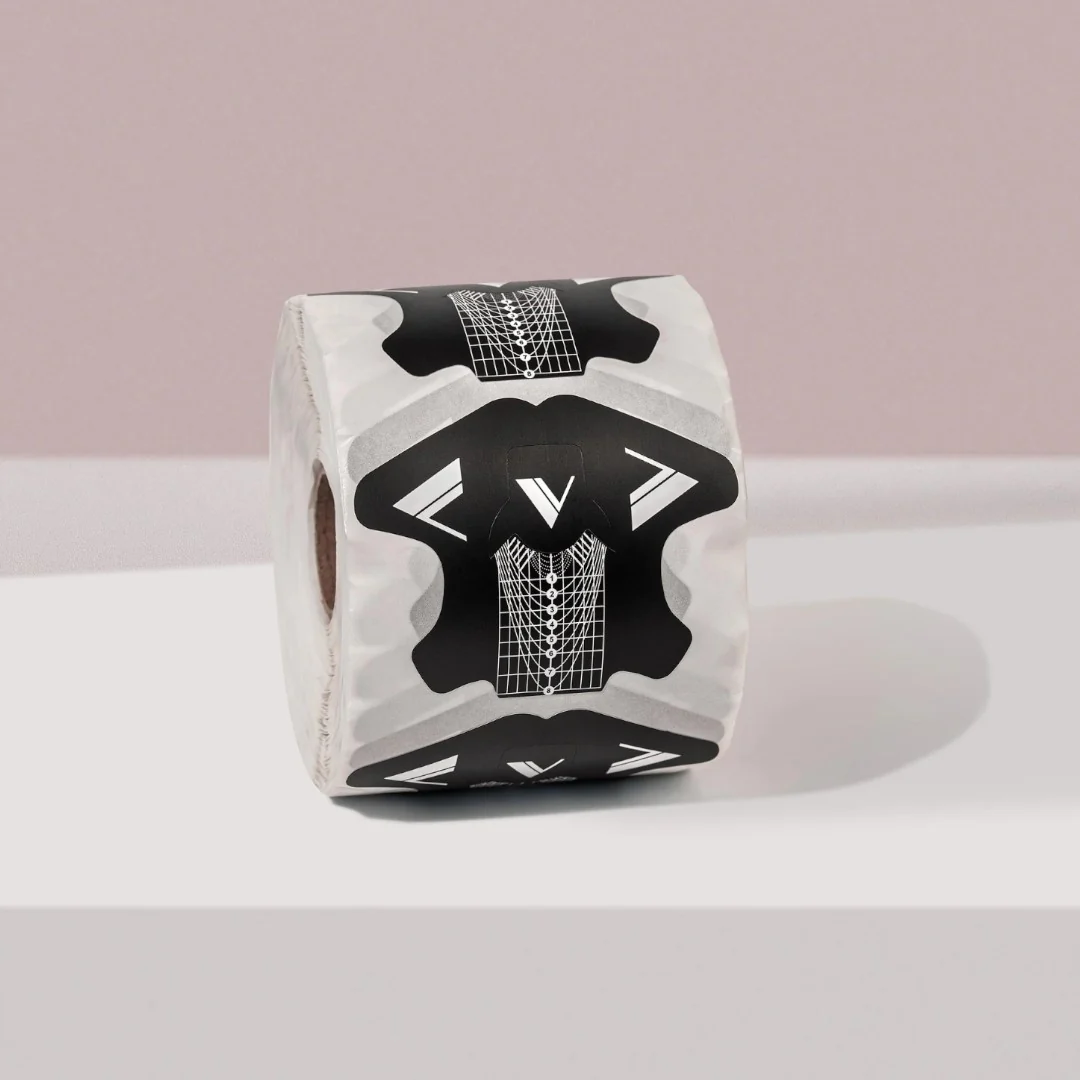 V Beauty Pure Nail Forms - Matte Black - Short - Image 2