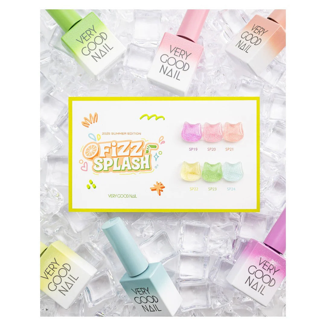 Very Good Nail Glitter Gel Polish - Lime Sparkle #SP22 - Image 3