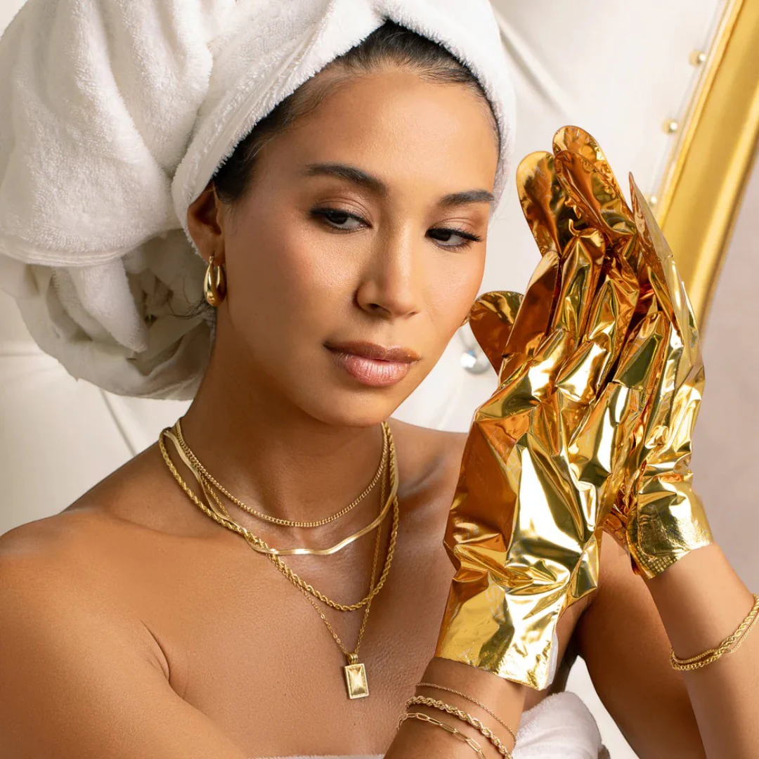 Voesh Collagen Gloves Imperial Gold - Image 2