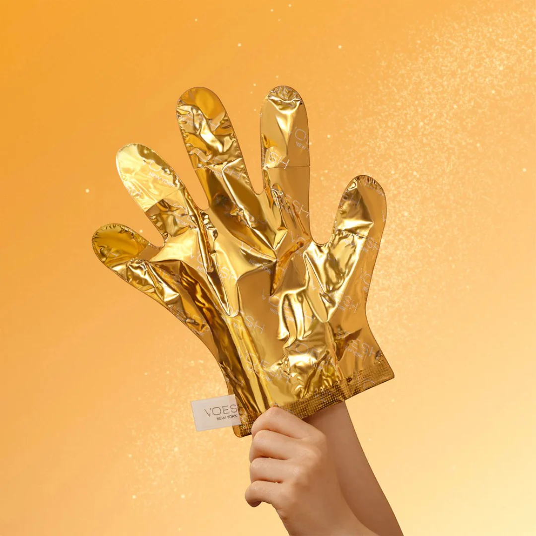 Voesh Collagen Gloves Imperial Gold - Image 3