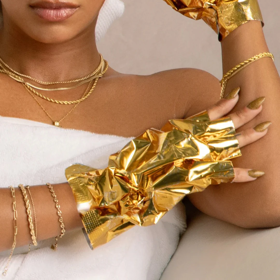 Voesh Collagen Gloves Imperial Gold - Image 4