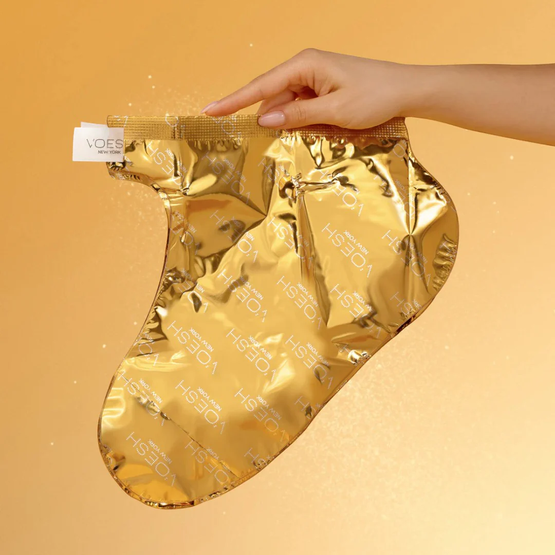 Voesh Collagen Socks Imperial Gold - Image 4