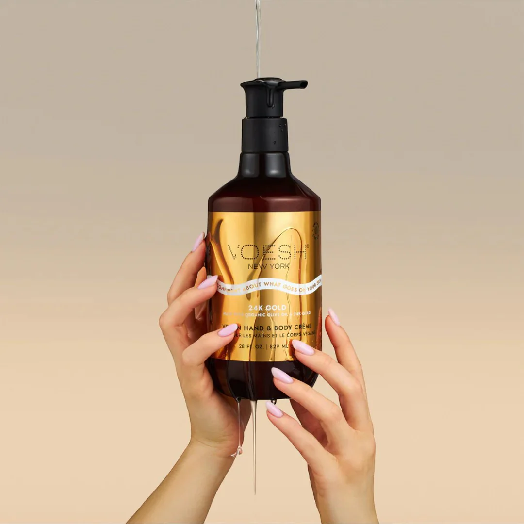 Voesh Vegan Body & Hand Creme - Imperial Gold 28oz - Image 2