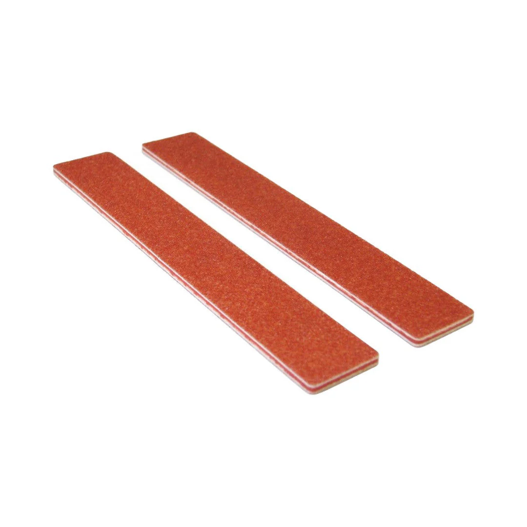 X-Files Jumbo Nail Files - Red 80/80 Grit (Pack of 50) - Image 2