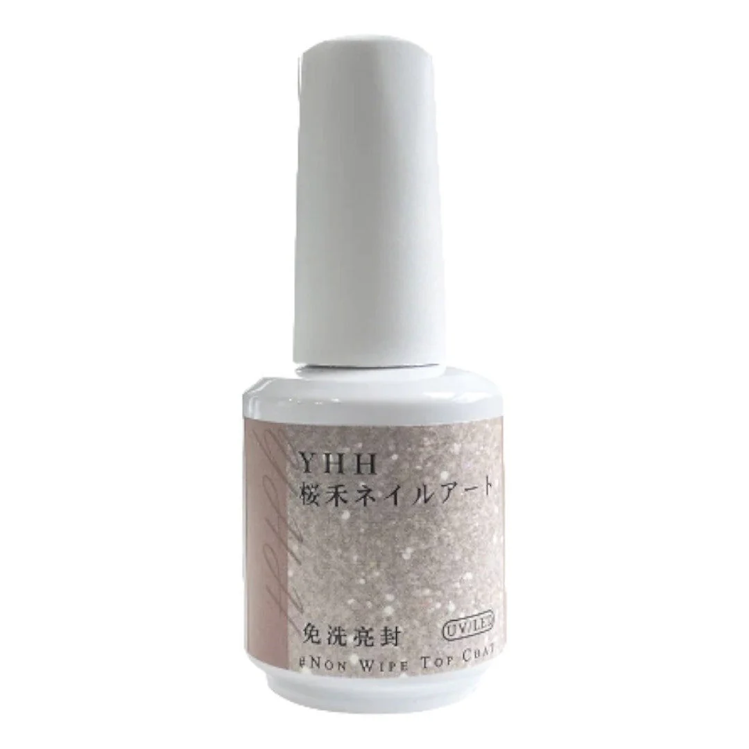 YHH Gel Top Coat - Non-Wipe Glossy 15mL
